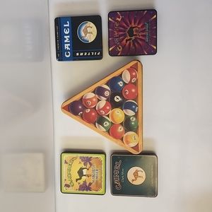 5 pieces of Vintage Camel Collectible Tins.